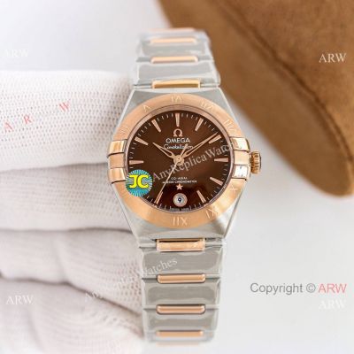 Swiss Replica Omega new Constellation 29 Brown Dial 8700 Watches